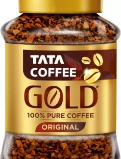Tata Coffee Gold Instant Coffee  (90 g, Pure Flavoured)